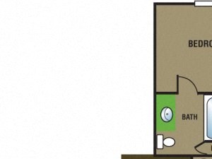 Meadow Walk 1 Bedroom Floor Plan A2 Meadow Walk 1 Bedroom Floor Plan A2